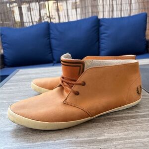 Fred Perry Tan Chukka Boots